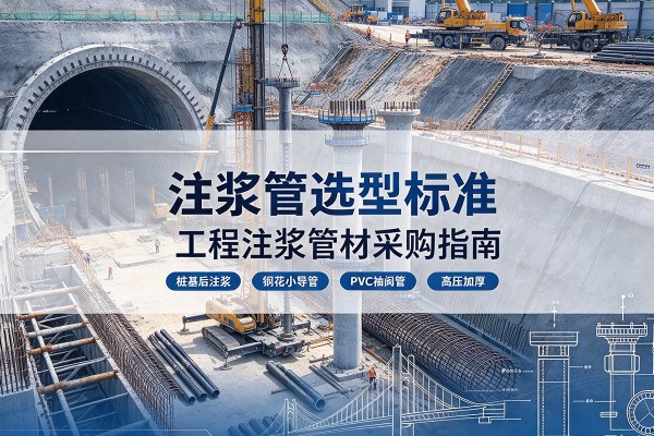 抚松注浆管选型标准